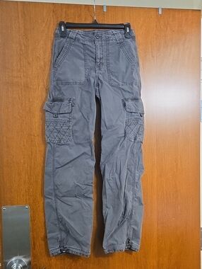 American Eagle Outfitters Dark Gray Cargo Pants- Size 000